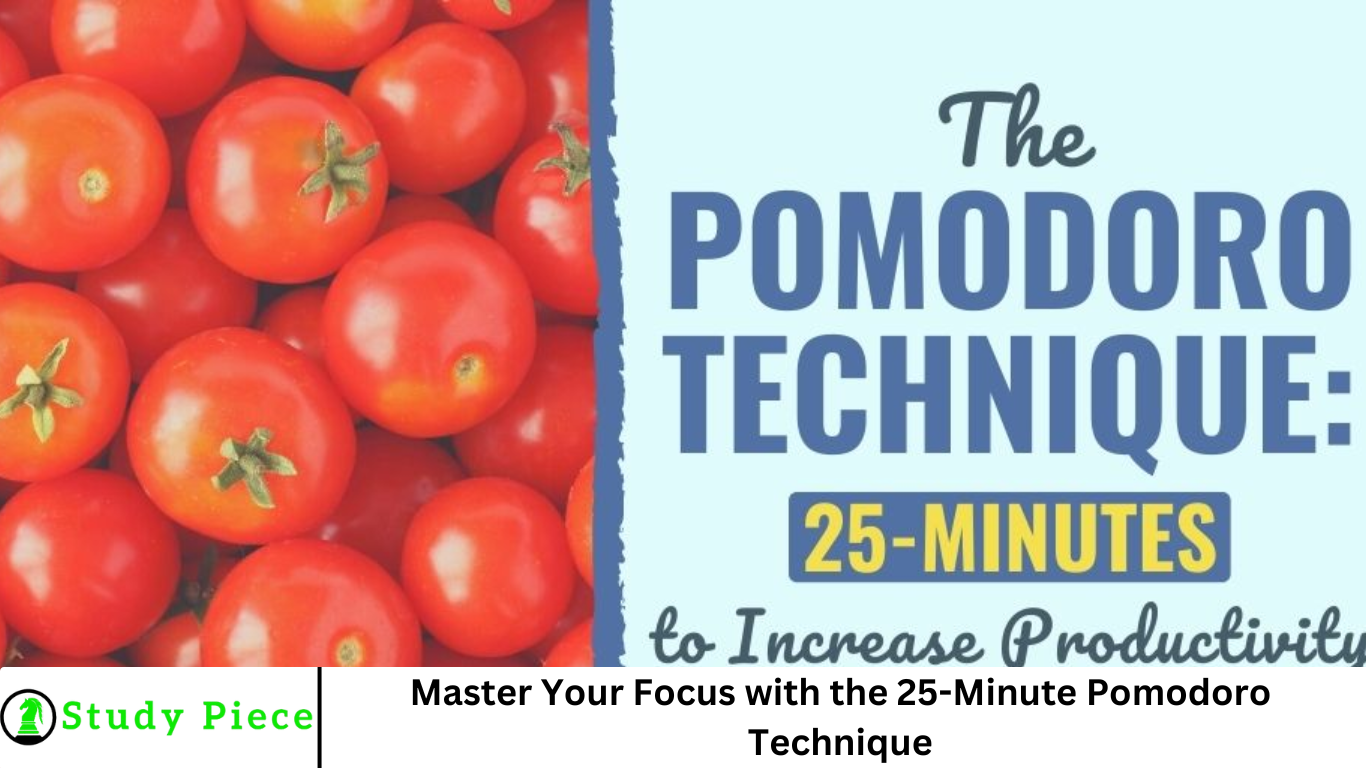 Master Your Focus with the 25-Minute Pomodoro Technique